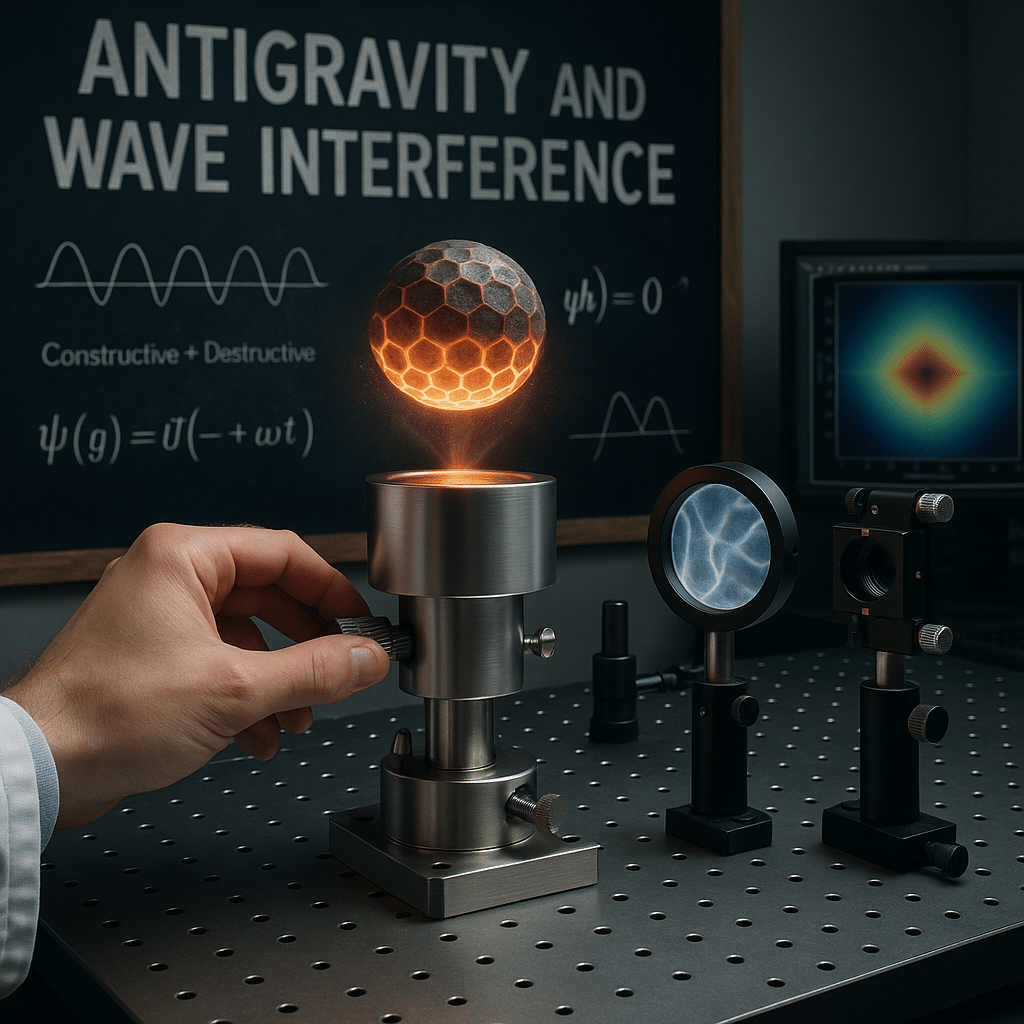 Quantum field interference visualization